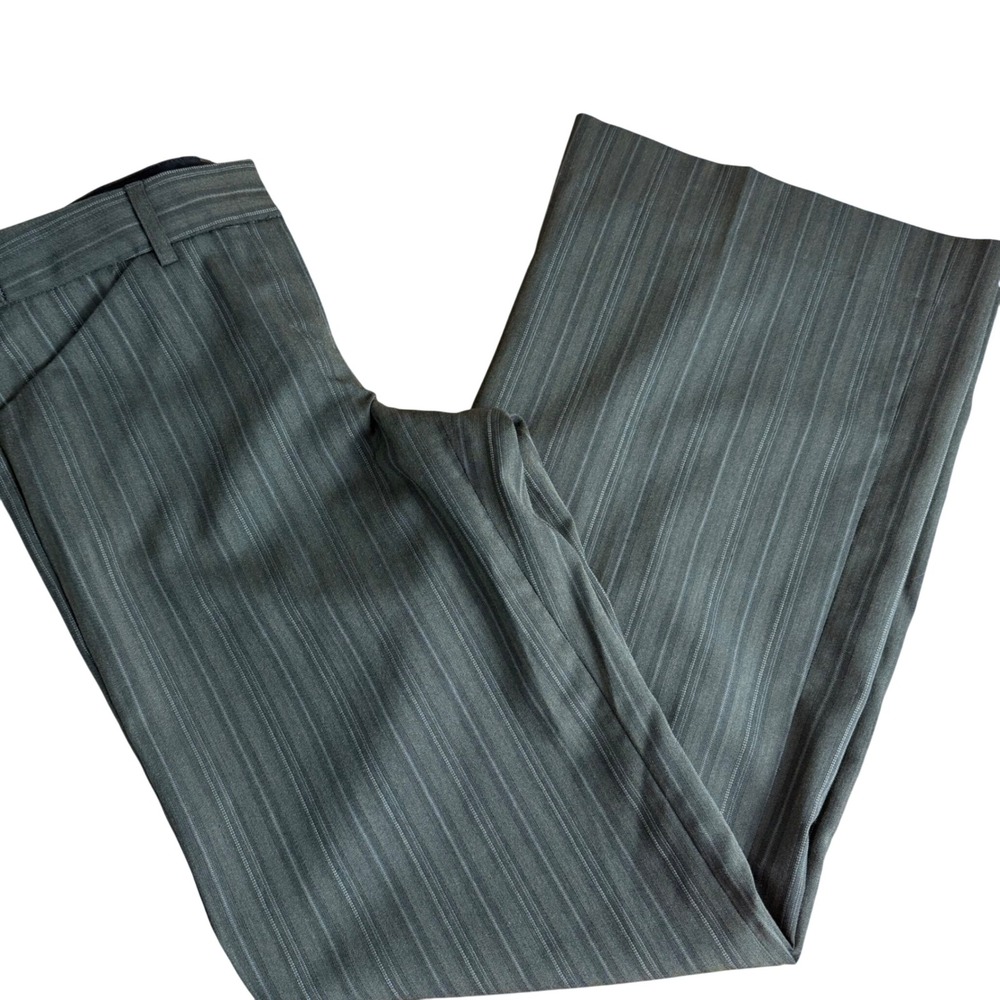 EXPRESS EDITOR Striped Gray Women's Pants
